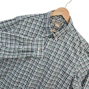 Duluth Trading Co Mens XL Tall Plaid LS Button Down Shirt Preppy Work Casual